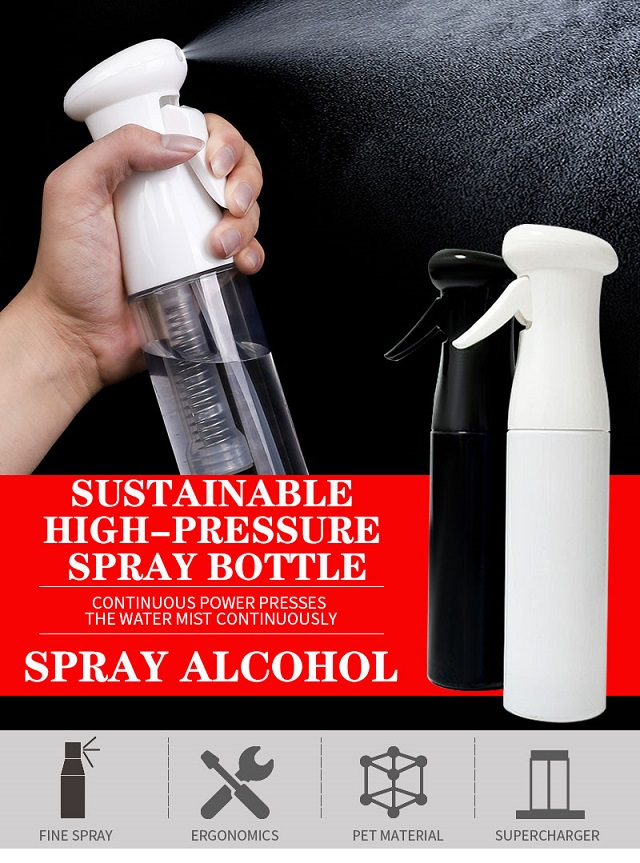 PET Plastic Atomized Hair Continuous Spray Bottle ПЭТ-пластик с распылителем для волос с непрерывным распылением