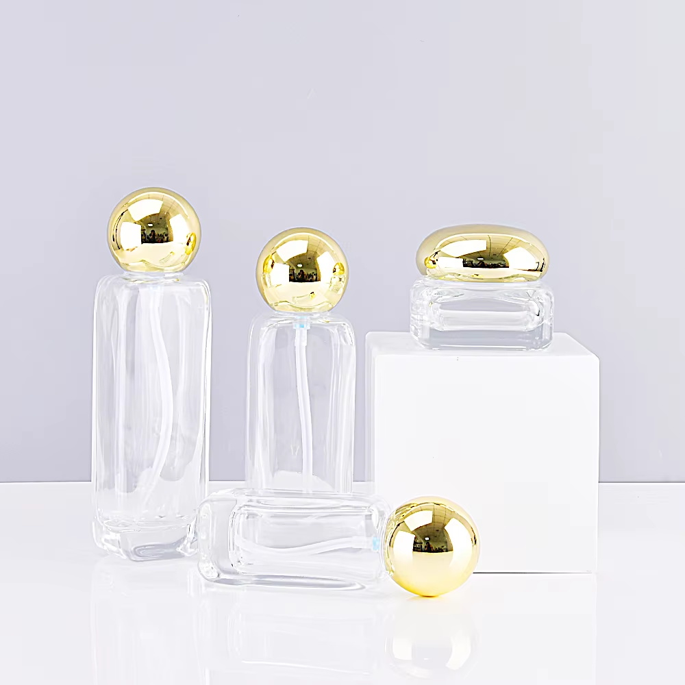 Cosmetic Glass Jars with Lids Косметические стеклянные банки с крышками