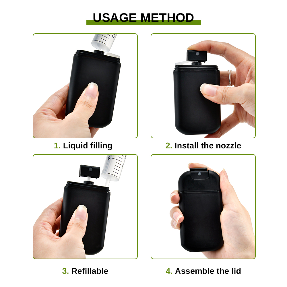 Plastic Spray Bottle usade Использование пластиковой бутылки с распылителем