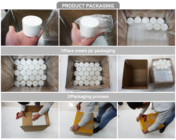 Cream Container Food Grade Transparent Plastic Jars packaging Контейнер для крема, упаковка для пищевых прозрачных пластиковых банок