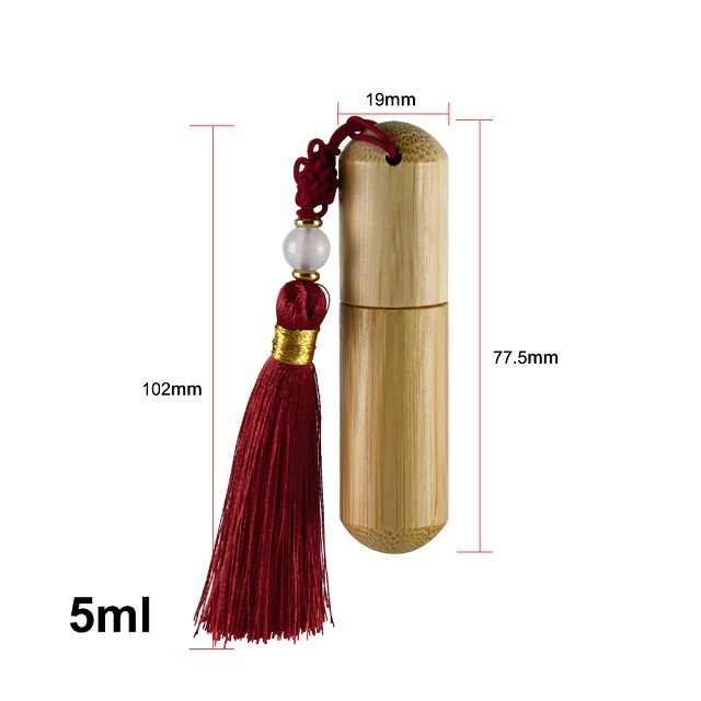 bamboo perfume essential oil bottle Бутылка эфирного масла для духов из бамбука