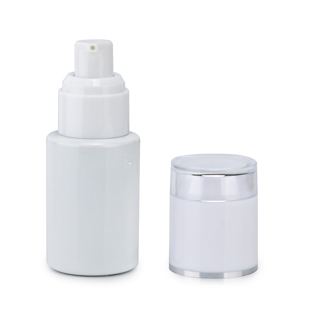 Frosted clear Glass Bottle With Pump Бутылка из матового прозрачного стекла с насосом