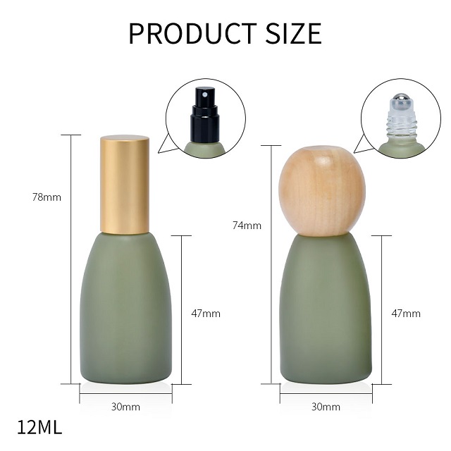 Glass Perfume Essential Oil Roller Bottle Стеклянная бутылка с эфирным маслом для духов