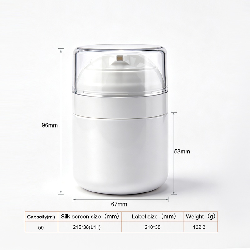 Airless Pump Cosmetic Cream Jar Безвоздушный насос Банка для косметического крема