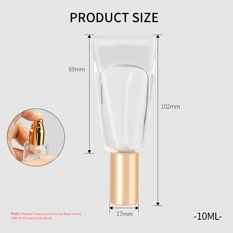 Refillable Serum Cosmetic Packaging 10ml Transparent Essential Oil Fragrance Perfume Oil Roll on Glass Bottle with Roller Ball Многоразовая косметическая упаковка сыворотки 10 мл Прозрачное ароматное парфюмерное масло с эфирным маслом в рулоне на стеклянной бутылке с роликовым шариком