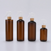 Косметическая упаковка 100 мл 120 мл 250 мл 300 мл 500 мл Пластиковый распылитель для домашних животных с бамбуковой крышкой для диспенсера для волос