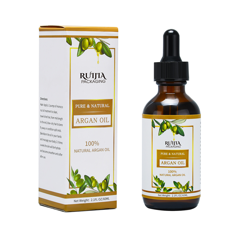 Изготовленная на заказ печать 5 мл 10 мл 15 мл 20 мл 30 мл 50 мл 100 мл сыворотка с эфирным маслом Матовая прозрачная стеклянная бутылка-капельница с бумажной коробкой