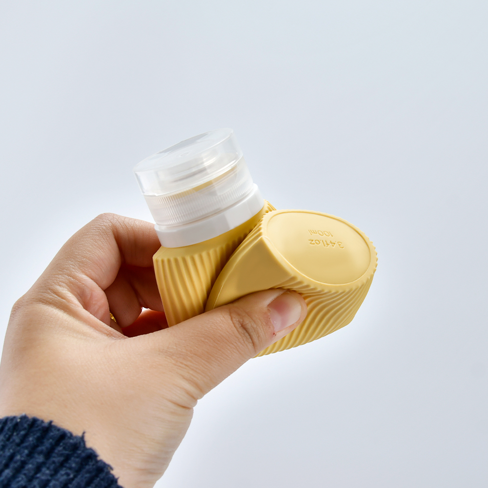 Герметичные сжимаемые силиконовые ПП дорожные контейнеры 100 мл портативный шампунь-кондиционер многоразовые пластиковые дорожные бутылки