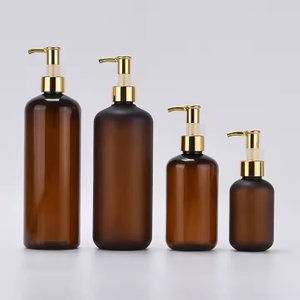 Оптовая 50 мл 100 мл 120 мл 150 мл 200 мл 4 унций Amber Clear Bottle Perse Pet пластиковый шампунь бутылка с крышкой с крышкой
