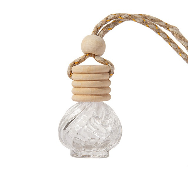 Подвесной автомобильный освежитель воздуха, подвесной освежитель воздуха, пустой стеклянный флакон для духов, подвесной флакон