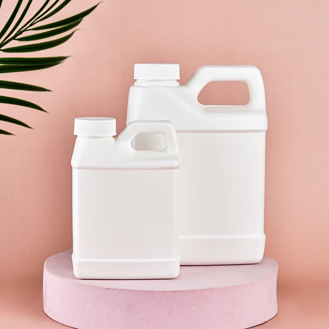 Пищевой полиэтилен высокой плотности, 1 л, 2 л, 5 л, галлонный пластиковый кувшин с крышкой, квадратная бочка, пустое ведро, контейнер для хранения химикатов, канистра для масла