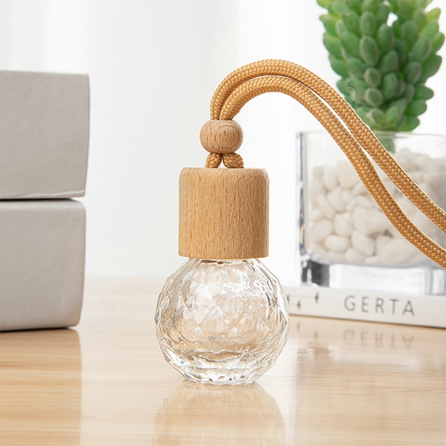 Подвесной автомобильный освежитель воздуха, подвесной освежитель воздуха, пустой стеклянный флакон для духов, подвесной флакон