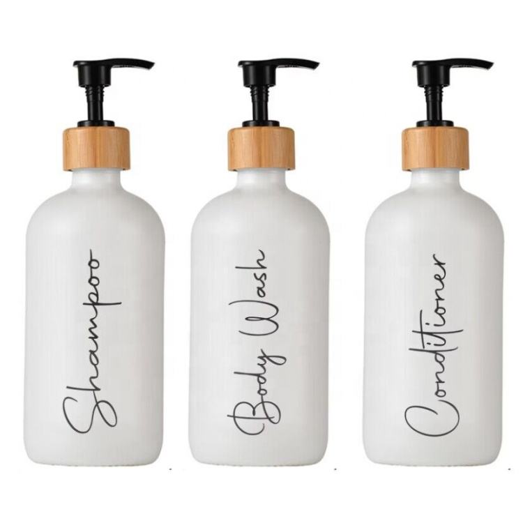Мягкий косметический стильный набор дозаторов для шампуня и кондиционера для мытья тела 250 мл, 8 унций, белый пластиковый дозатор с помпой, бутылка для шампуня