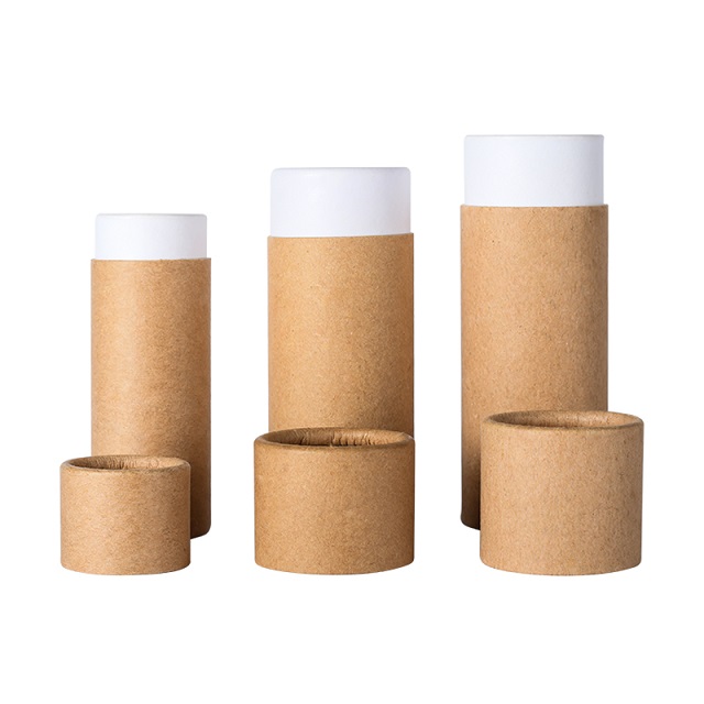 100% переработанная индивидуальная упаковка, прочный крафт-картон10 мл, 15 мл, 30 мл, 50 мл, 100 мл, белая, коричневая, черная бумажная трубка