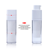 Роскошная 30 мл 50 мл косметическая безвоздушная бутылка с насосом для сыворотки по уходу за кожей, сменные бутылки с солнцезащитным лосьоном