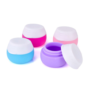 20 мл герметичная силиконовая кремовая банка для косметического макияжа, крем для лица, тела, рук, дорожные туалетные принадлежности