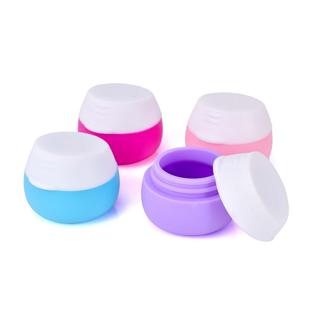 20 мл герметичная силиконовая кремовая банка для косметического макияжа, крем для лица, тела, рук, дорожные туалетные принадлежности