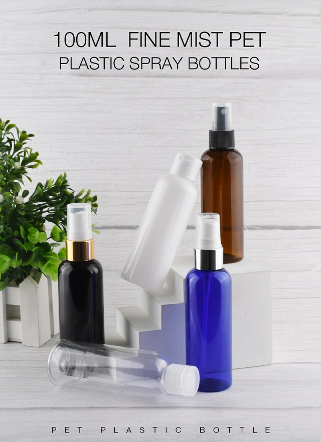 6 Янтарно-белый прозрачный пластиковый распылитель