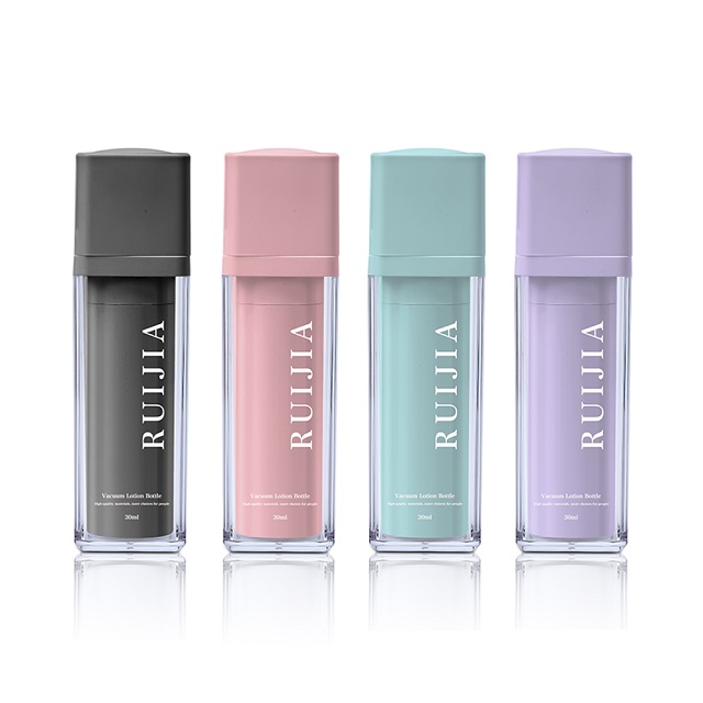 Роскошная 30 мл 50 мл косметическая безвоздушная бутылка с насосом для сыворотки по уходу за кожей, сменные бутылки с солнцезащитным лосьоном