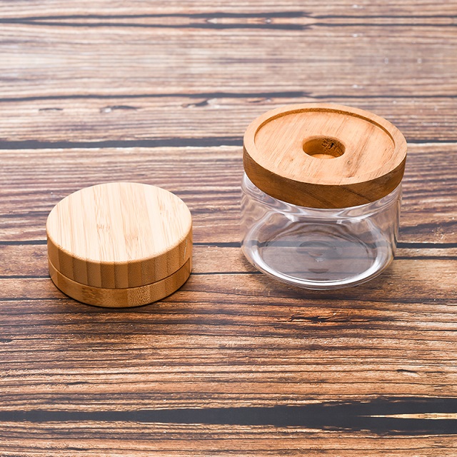 Экологически чистые косметические контейнеры на заказ 5 мл 50 мл 150 мл 250 мл косметические контейнеры лосьон для тела масло скраб для тела бамбуковая банка для хранения