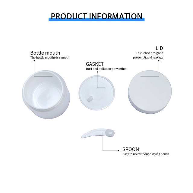 Матовый прозрачный 30 г, 50 г, 100 г, 120 г, 150 г, ювелирные изделия, живопись, конфеты, мази «сделай сам», лосьон для теней для век, крем, косметическая банка с белыми крышками