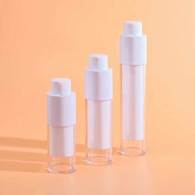 Роскошная 30 мл 50 мл косметическая безвоздушная бутылка с насосом для сыворотки по уходу за кожей, сменные бутылки с солнцезащитным лосьоном