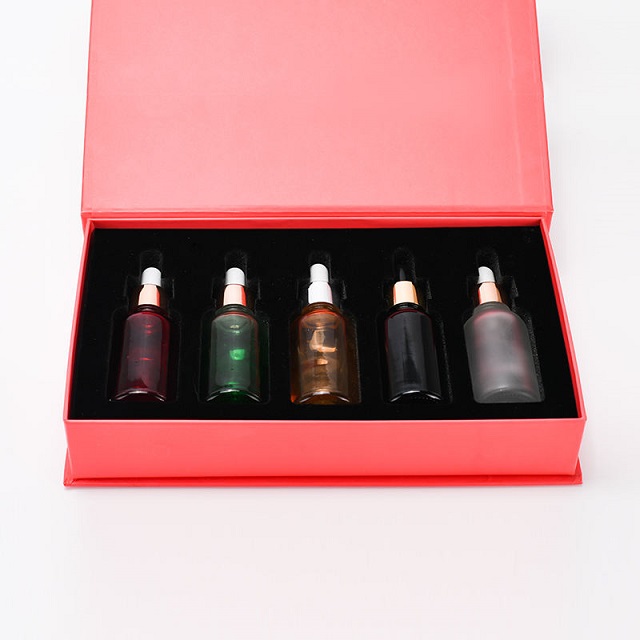 Роскошная переработанная коробка из крафт-картона для косметической упаковки для ювелирных изделий и подарков