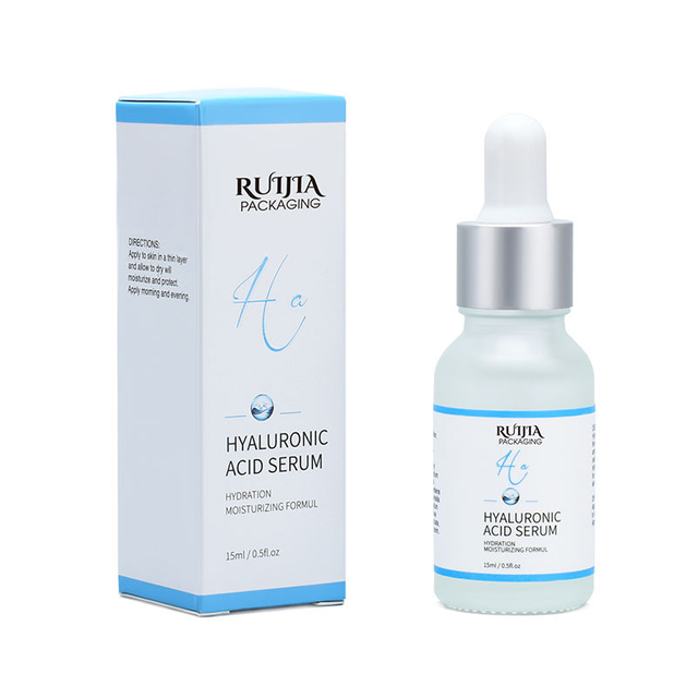 Изготовленная на заказ печать 5 мл 10 мл 15 мл 20 мл 30 мл 50 мл 100 мл сыворотка с эфирным маслом Матовая прозрачная стеклянная бутылка-капельница с бумажной коробкой