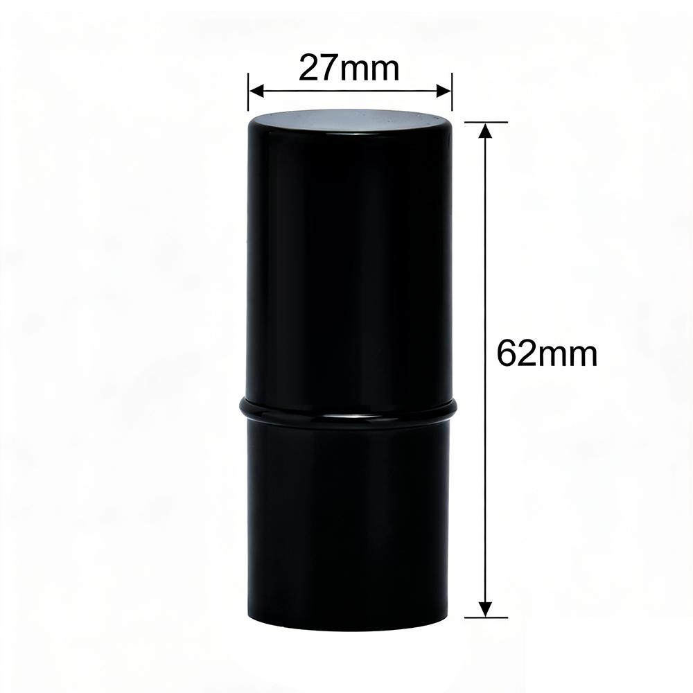 Оптовая продажа, мини-тюбик для бальзама для губ, емкость 6 г, пустая пластиковая помада, розовый, черный, белый цвет, цилиндрическая форма, солнцезащитный крем, дезодорант, тюбик