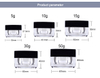 Пустая роскошная квадратная акриловая косметическая упаковка 5 г 10 г 15 г 30 г 50 г косметическая банка с двойными стенками черного крема