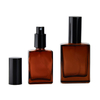Бесплатные образцы, роскошный производитель, пустой 30 мл, 50 мл, 100 мл, квадратный, прямоугольный, стеклянный флакон с распылителем для парфюмерного тумана
