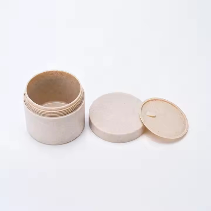 Eco Friendly Biodegradable Wheat Strone Cream Bare Пустое 30 мл 50 мл 100 мл 150 мл 200 мл 250 мл пластиковая косметическая банка