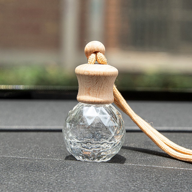 Подвесной автомобильный освежитель воздуха, подвесной освежитель воздуха, пустой стеклянный флакон для духов, подвесной флакон