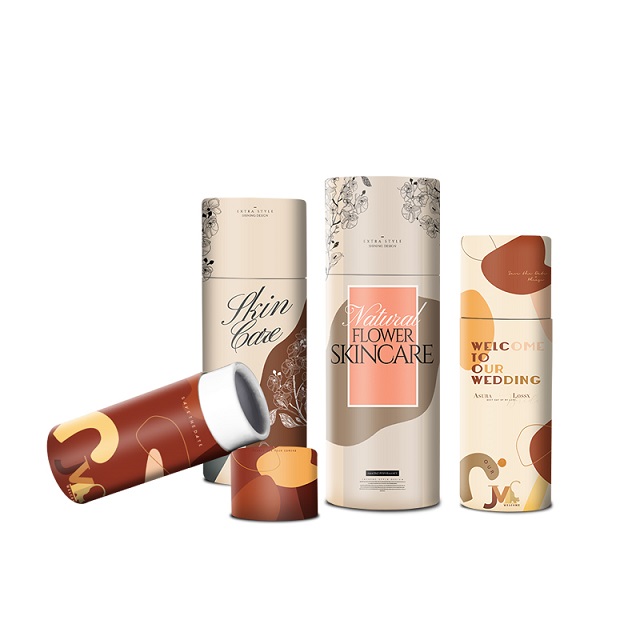 Белая коричневая черная бумажная трубка