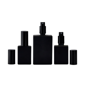 Бесплатные образцы, роскошный производитель, пустой 30 мл, 50 мл, 100 мл, квадратный, прямоугольный, стеклянный флакон с распылителем для парфюмерного тумана